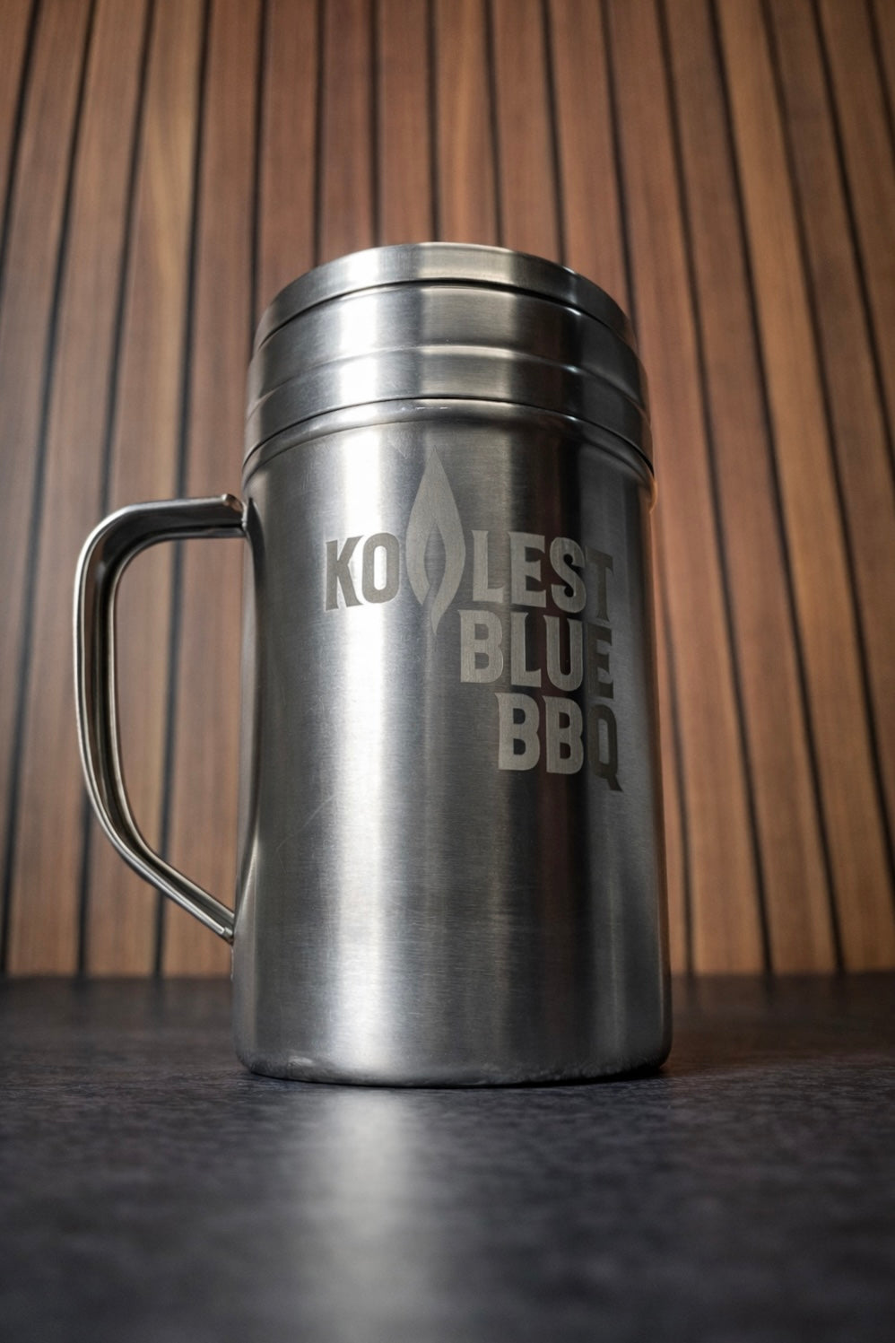 Blue Flame Stainless Steel Shaker