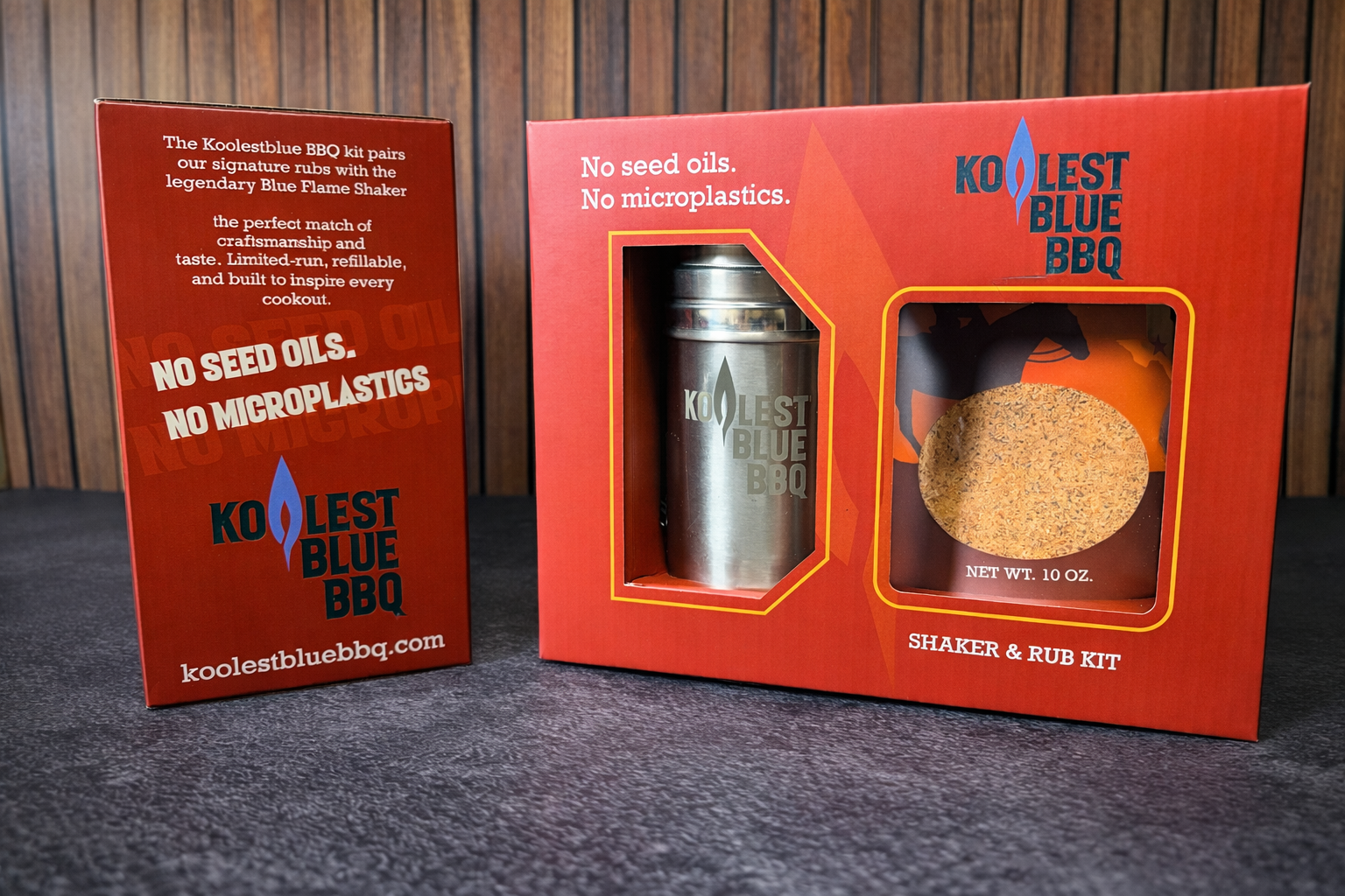 BBQ SHAKER & TEX-HENS RUB KIT